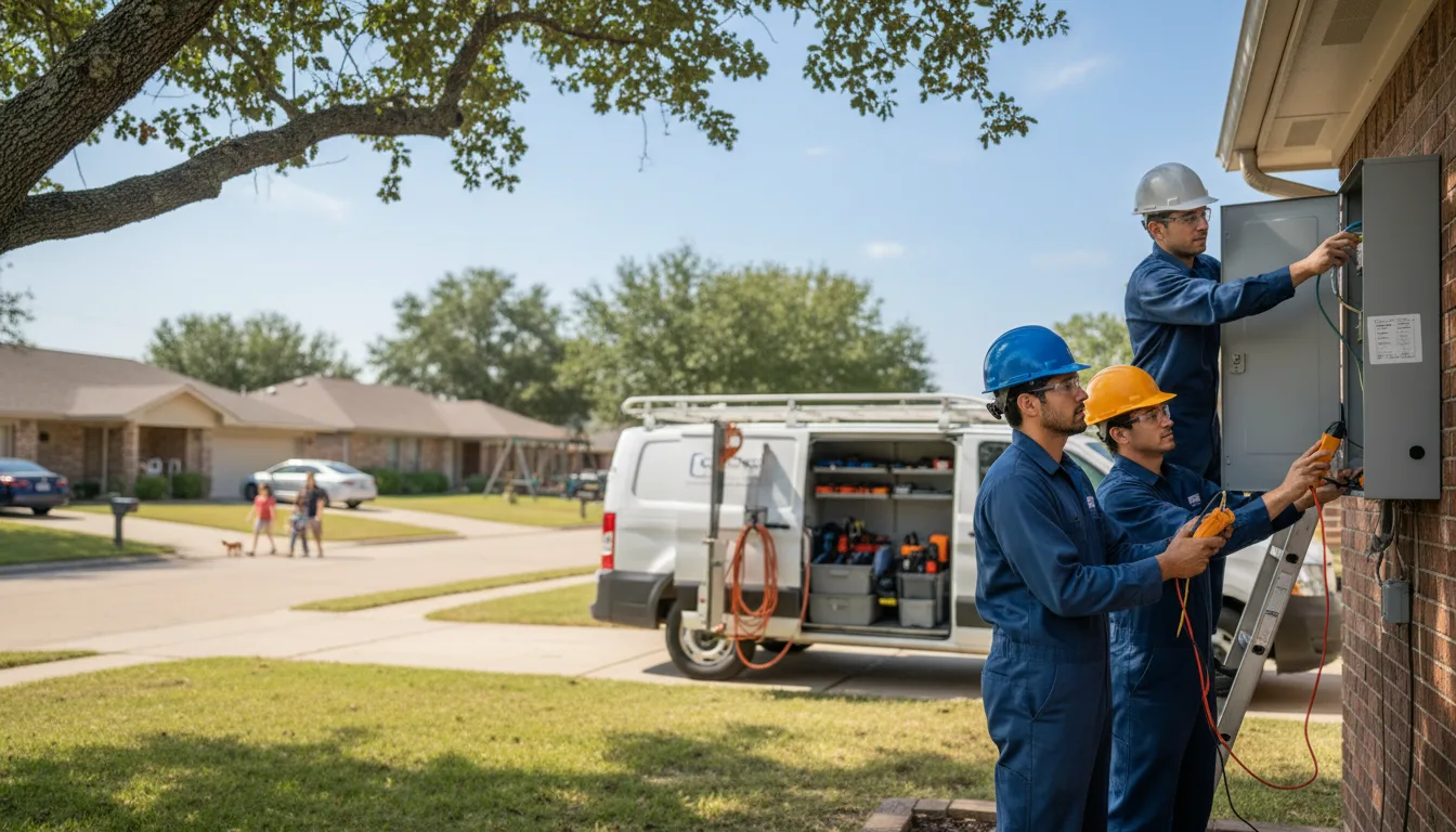 Certified electrician providing emergency electrical services in Mooreville, MS